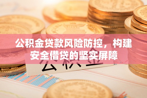 永平公积金贷款风险防控，构建安全借贷的坚实屏障