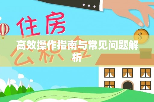 永平高效操作指南与常见问题解析
