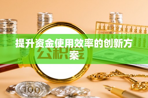 永平提升资金使用效率的创新方案