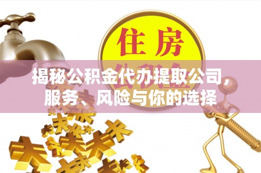 永平揭秘公积金代办提取公司，服务、风险与你的选择