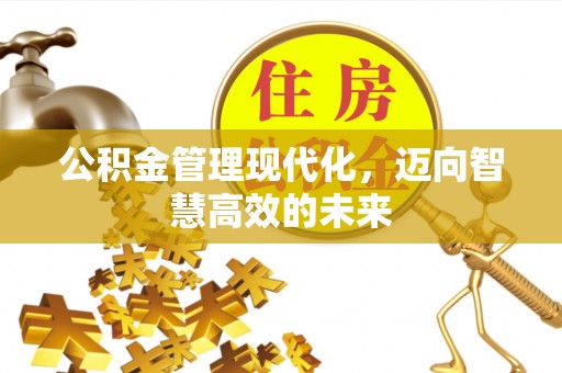 永平公积金管理现代化，迈向智慧高效的未来