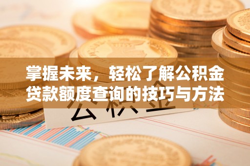 永平掌握未来，轻松了解公积金贷款额度查询的技巧与方法
